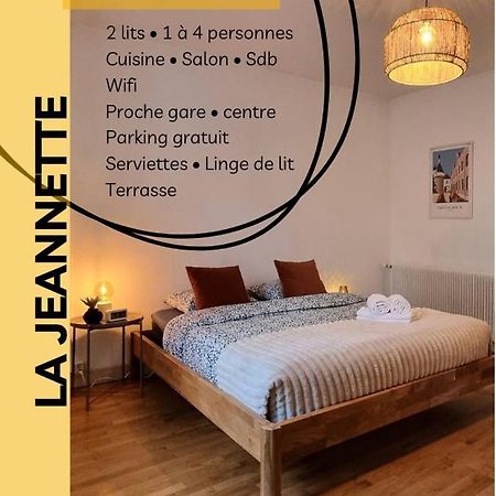 La Jeannette - Proche Gare-Centre, 2 Lits, Terrasse Villa Châteauroux Buitenkant foto